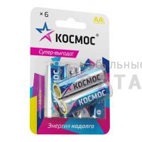 Элемент питания КОСМОС LR6 BL6 (6/72)