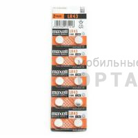 Элемент питания MAXELL  LR 43 (AG12)  BL10   (10/100/3600)