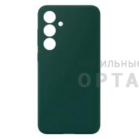Чехол силикон COVER, бархатная подкладка в упаковке, Honor X7c, зеленый