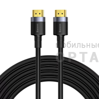 Кабель Baseus Cafule 4KHDMI Male To 4KHDMI Male Adapter Cable 5m Black