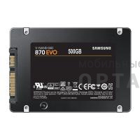 Жесткий диск SSD Samsung   500 GB  870 Evo, SATA-III, R/W - 560/530 MB/s, 2.5", Samsung MJX, V-NAND 3bit MLC